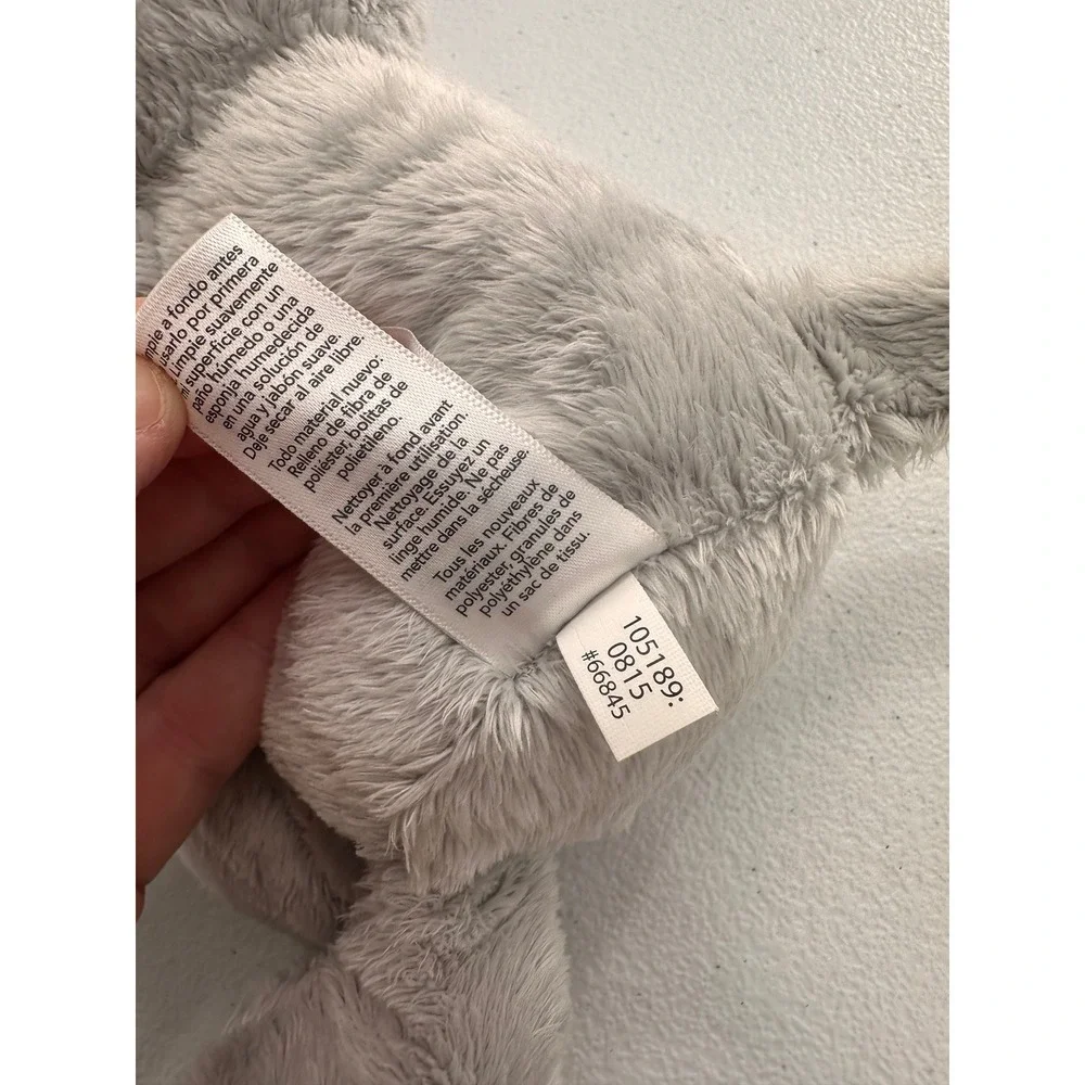 Carters‎ Grey Elephant Plush Red Heart Stuffed Animal 66845 2015 NWT